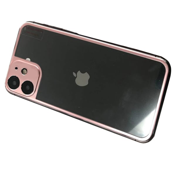 iPhone 11 Skärmskydd Baksida Aluminium + Titanlegerings metall