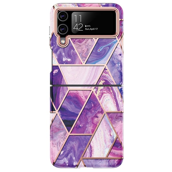 Samsung Galaxy Z Flip 3 - Exklusivt Stötdämpande Marmor Skal
