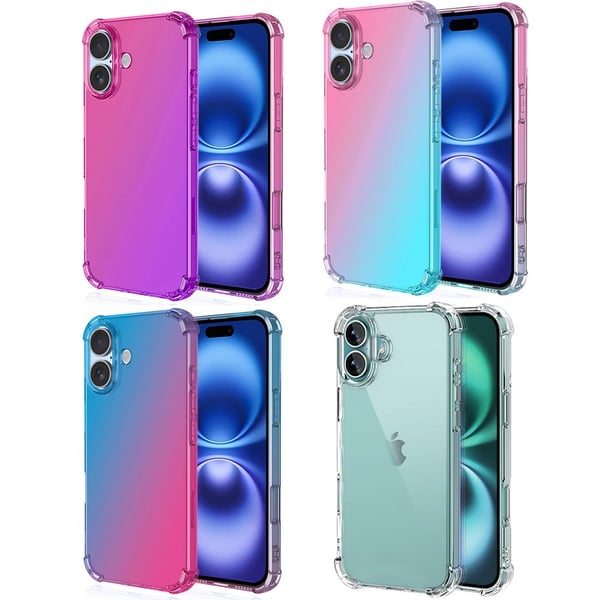 iPhone 16 Plus - Stilrent Skyddande Gradient Silikonskal