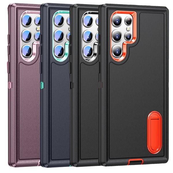 Galaxy S24 Ultra Armor Duty Kickstand Skal  Maximal Funktion och Skydd