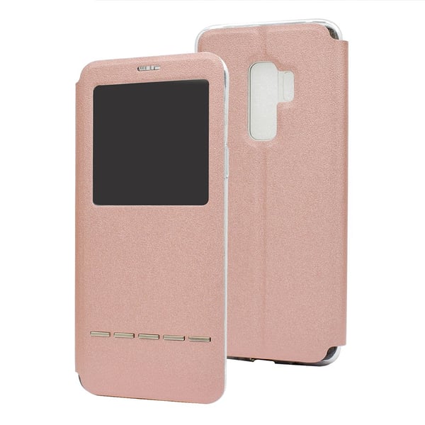 Smartfodral med fönster och svarsfunktion - Samsung Galaxy S9+