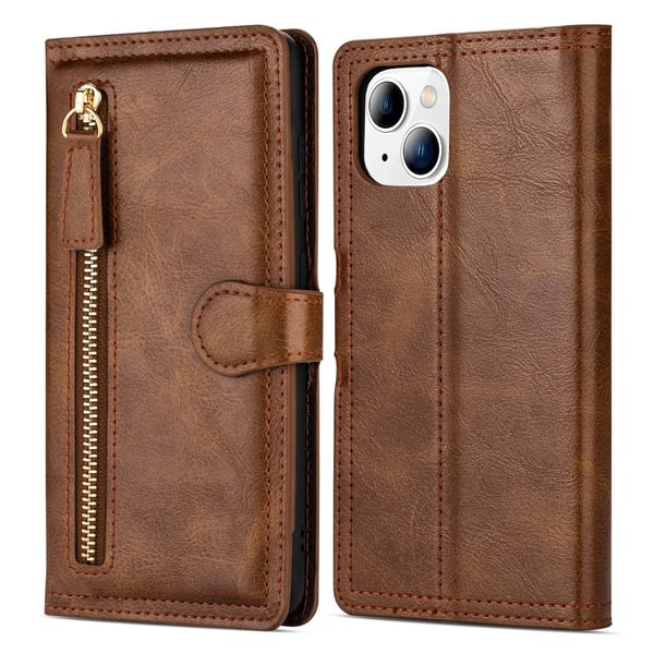 iPhone 13 - Lyxigt Wallet Case med Kort- & Myntfack
