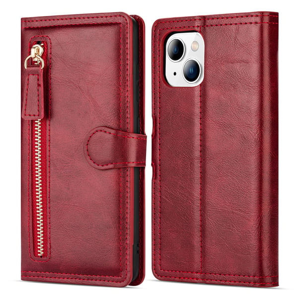 iPhone 13 - Lyxigt Wallet Case med Kort- & Myntfack