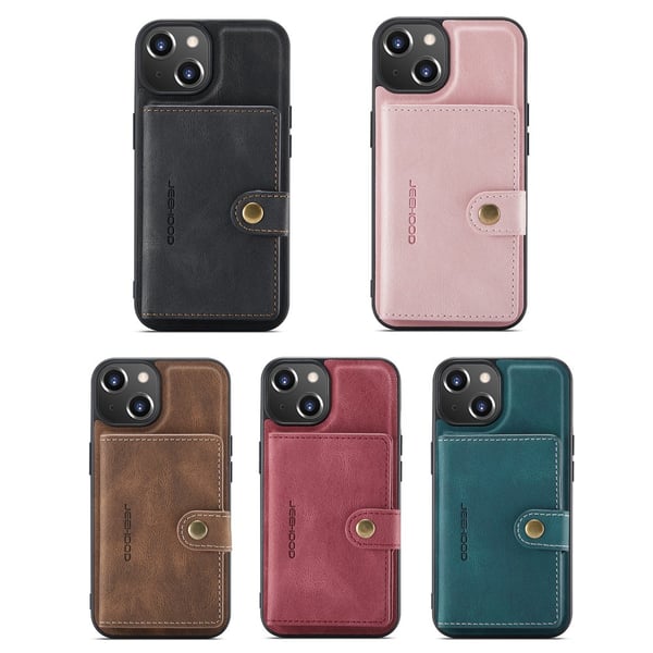 iPhone 14 Plus - Elegant Smidigt Skal med Korthållare