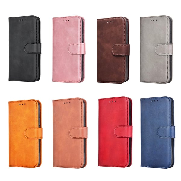 Elegant Plånboksfodral i PU-Läder för iPhone 15 Plus