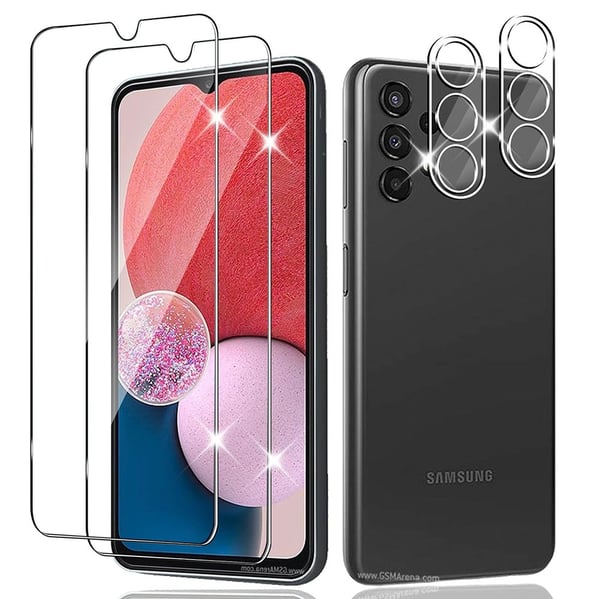 Galaxy A14 5G Skärmskydd & Kameralinsskydd 0,3mm Glas