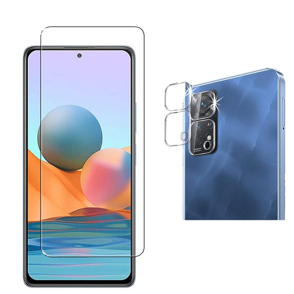 Redmi Note 11 Skärmskydd och Kameralinsskydd (3-pack)