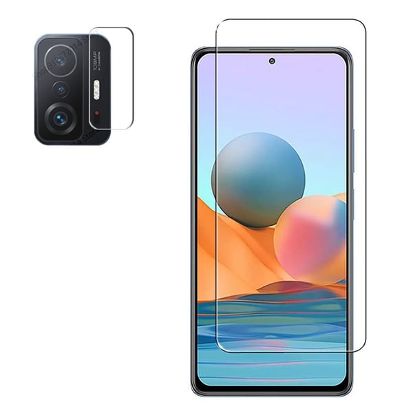 2-PACK Xiaomi 11T Pro Skärmskydd + Kameralinsskydd HD 0,3mm