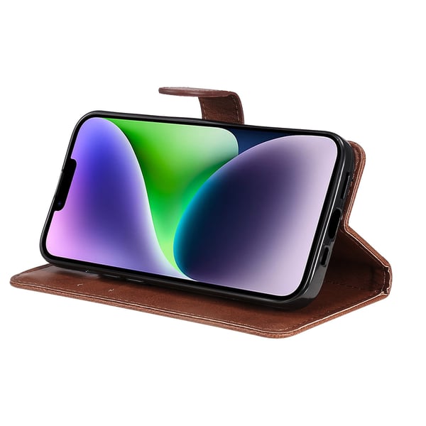 iPhone 14 - Elegant Praktiskt Floveme Plånboksfodral
