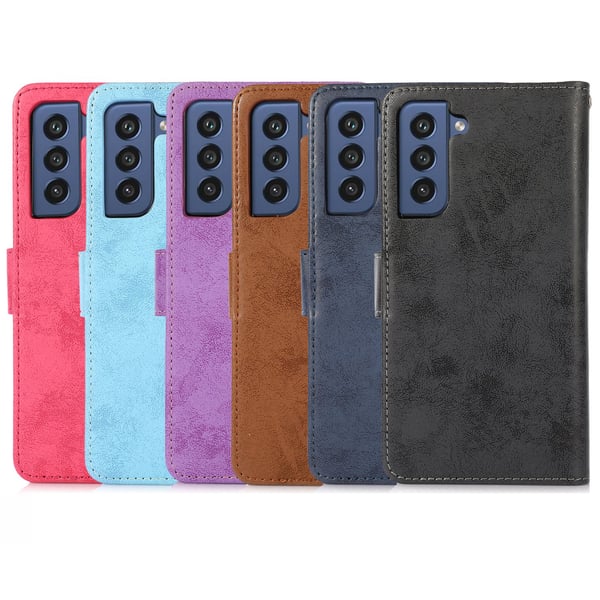 Samsung Galaxy S21 FE - Praktiskt Plånboksfodral (LEMAN)