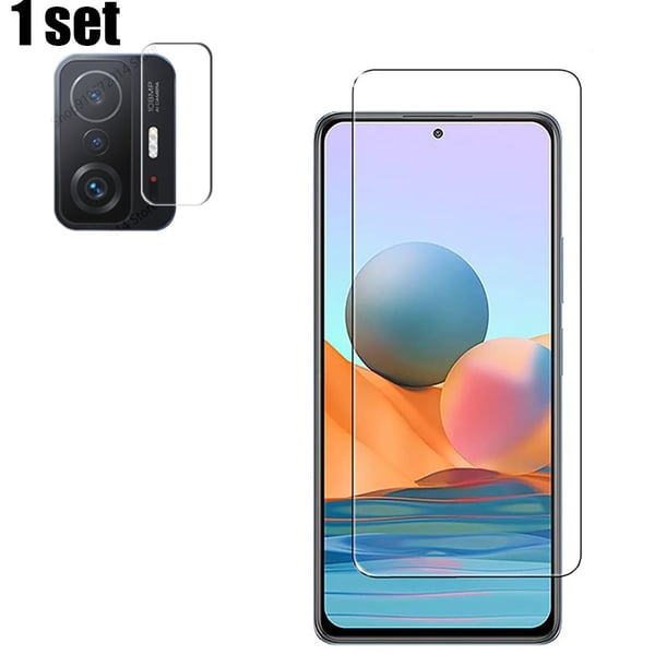 2-PACK Xiaomi 11T Pro Skärmskydd + Kameralinsskydd HD 0,3mm