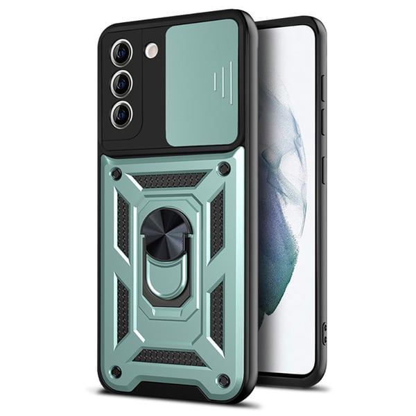 Samsung Galaxy S22 - Skyddande Armor Skal med Ringhållare
