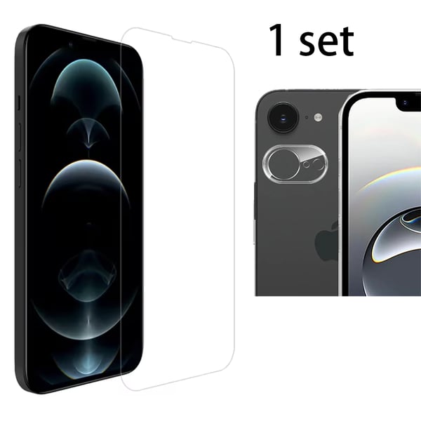 iPhone 16E skydd 2x  Skärm & kamera, klar & trygg