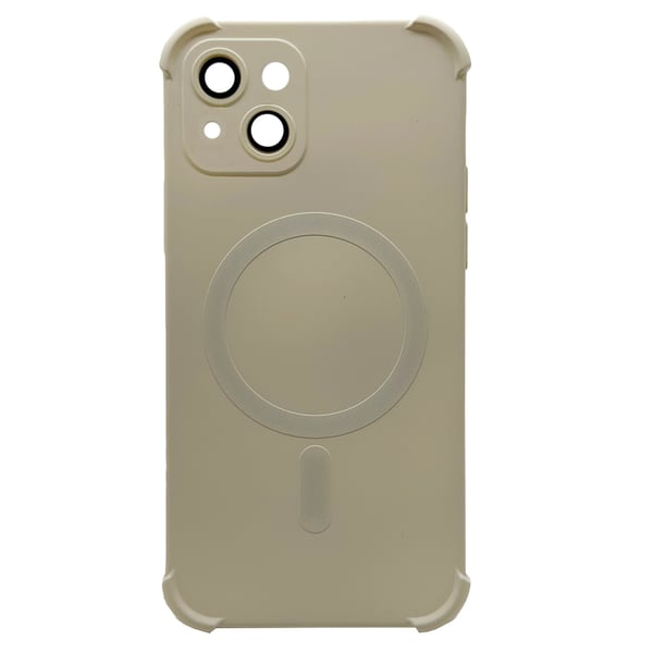 iPhone 15 - Silikonskal med Magnetiskt Stötskydd