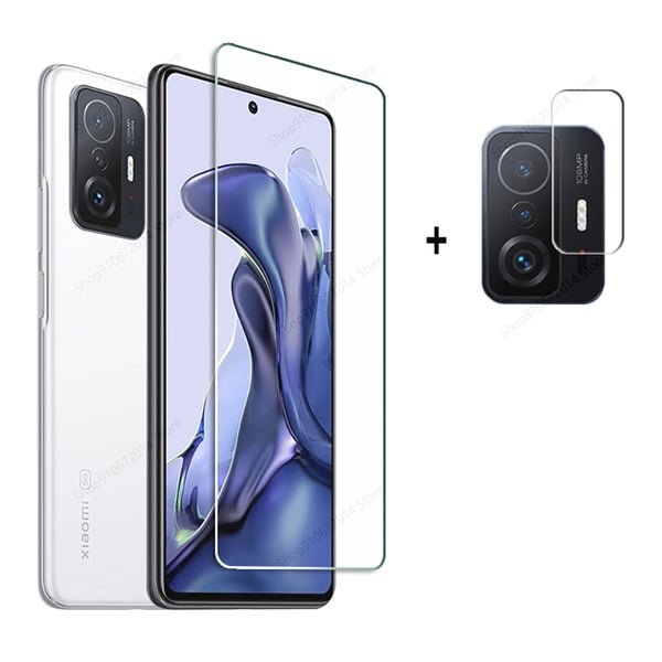 3-PACK Xiaomi 11T Pro Skärmskydd + Kameralinsskydd HD 0,3mm