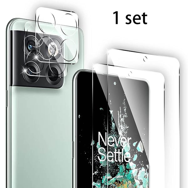 Oneplus 10T Skärmskydd och Kameralinsskydd (3-pack)