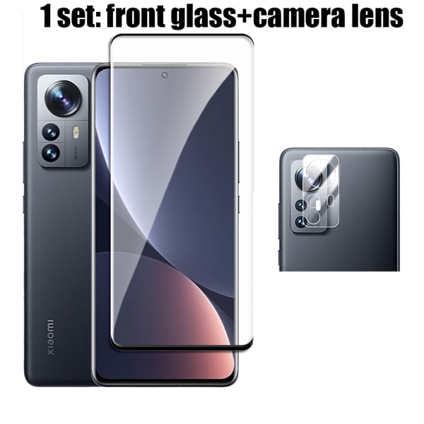 Xiaomi 12 Pro 1 Set 3D Sk�rmskydd + Kameralinsskydd