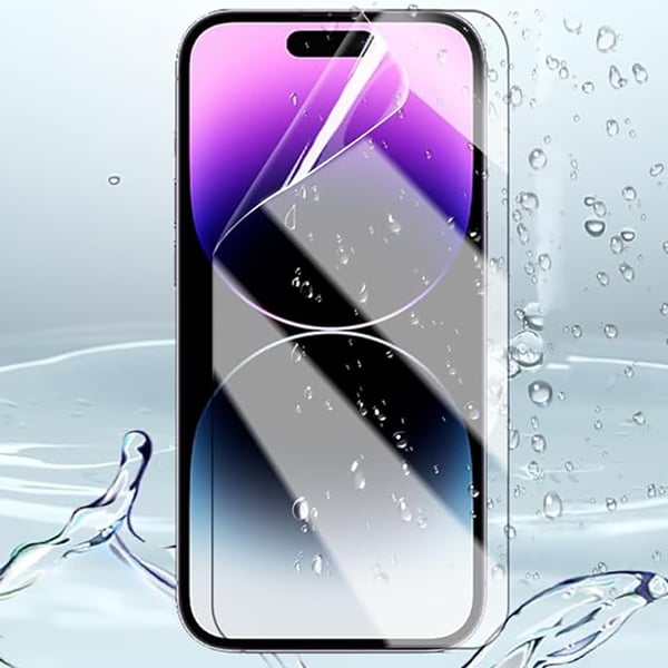 iPhone 15 1set Hydrogel Fram&Baksida Skärmskydd 2-Pack