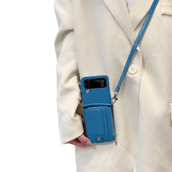 Samsung Galaxy Z Flip 4 - Skyddsskal med Korthållare
