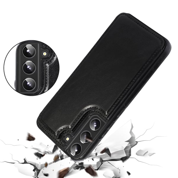 Samsung Galaxy S22 Plus - Elegant Praktiskt Skal med Korthållare