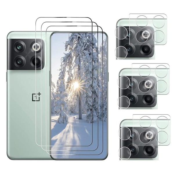 Oneplus 10T Skärmskydd och Kameralinsskydd (3-pack)