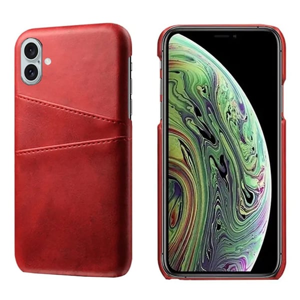 iPhone 16 - Smidigt Leman Skal med Korthållare