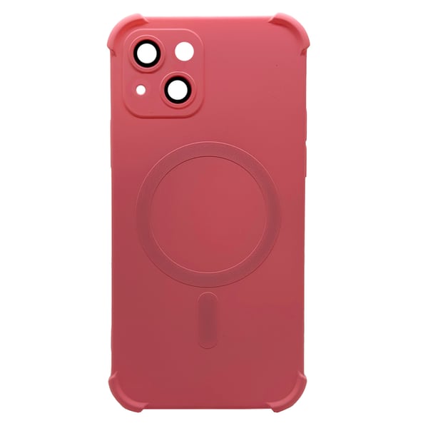 iPhone 15 - Silikonskal med Magnetiskt Stötskydd