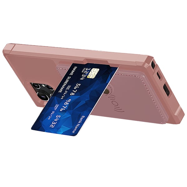 Samsung Galaxy S22 Ultra - Praktiskt Skal med Korthållare