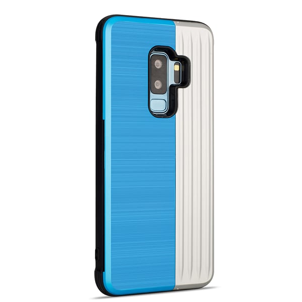Samsung Galaxy S9+ - Exklusivt Skal med Korthållare (LEMAN)