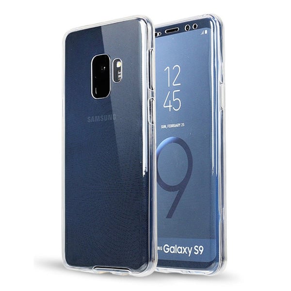 Samsung Galaxy S9+ Dubbelsidigt silikonfodral med TOUCHFUNKTION