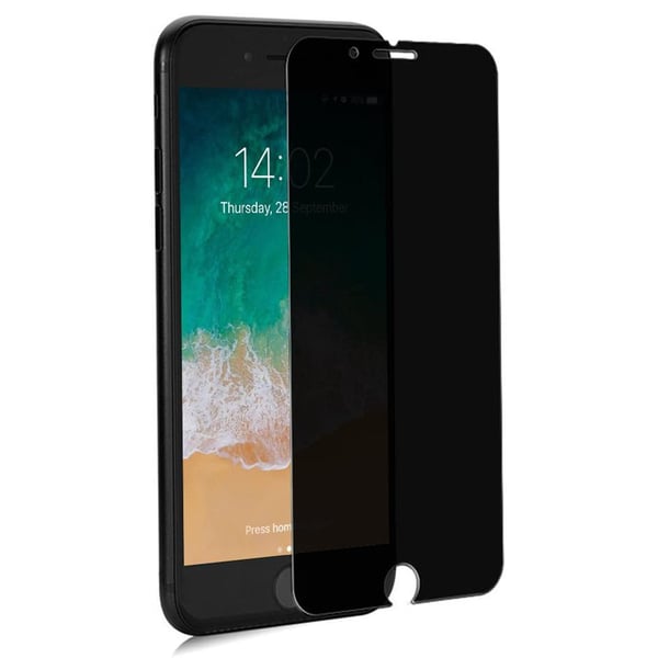 2-PACK iPhone 7 Plus Skärmskydd Anti-Spy HD 0,3mm