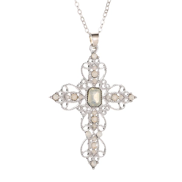 Elegant Hög Kvalitet Hållbart Kors Halsband