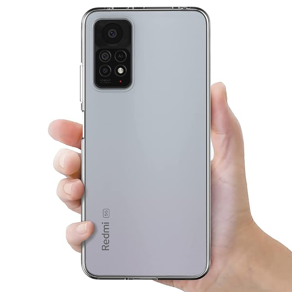 Redmi Note 11 Pro 5G - Transparent Silikonskal med Perfekt Passform