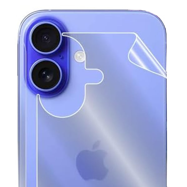 iPhone 16 Baksida Hydrogel Skärmskydd HD 0,2mm