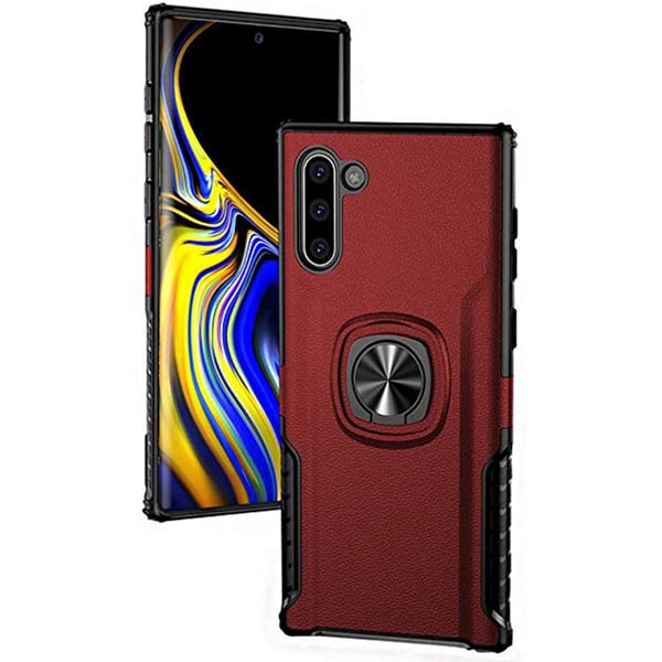Samsung Galaxy Note10 - Praktiskt Skal med Ringhållare LEMAN