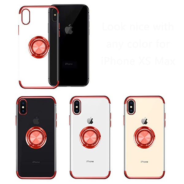 iPhone X/XS - FLOVEME Stilrent Skal med Ringhållare
