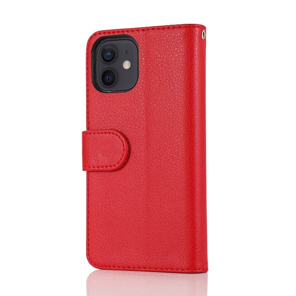 iPhone 12 - Elegant Skyddande Plånboksfodral