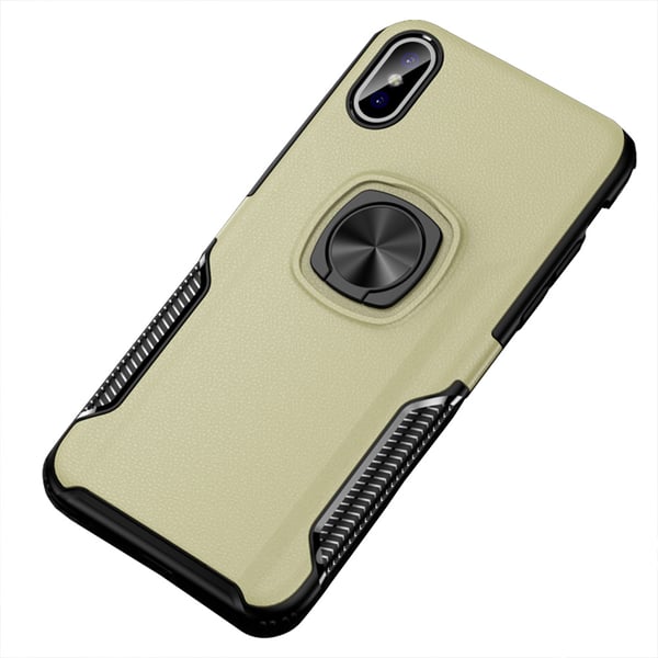iPhone XR - Skal med Ringhållare (LEMAN)
