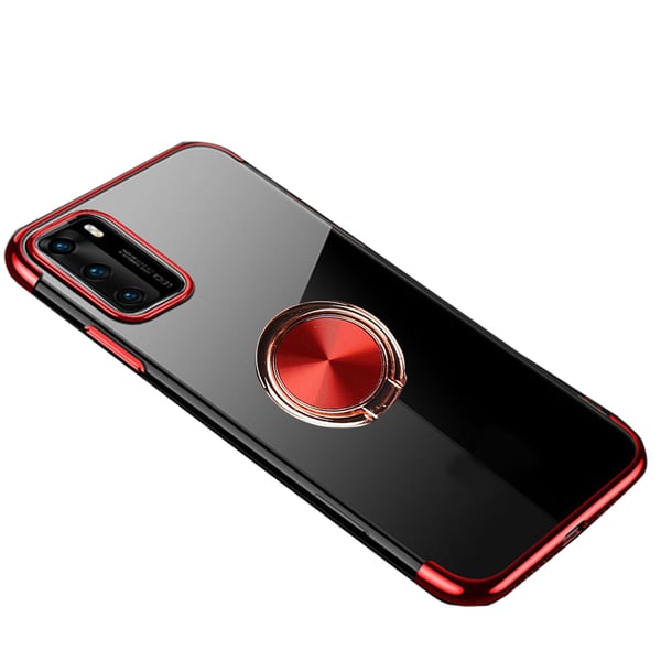 Huawei P40 - Praktiskt Floveme Skal med Ringhållare