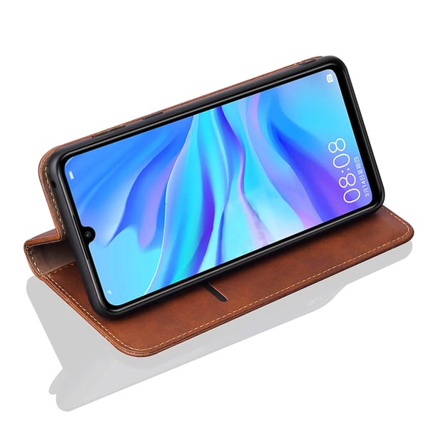 Huawei P30 Lite - Skyddande LEMAN Plånboksfodral