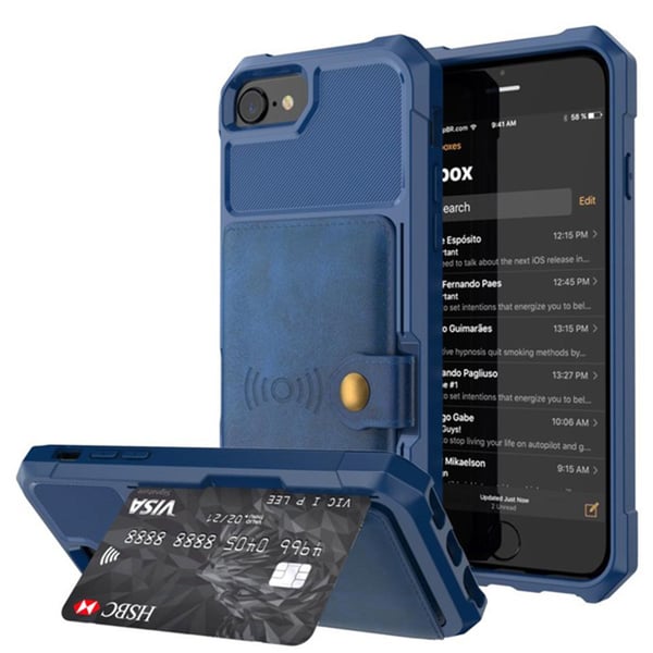 Skyddande Skal med Kortfack iPhone 7