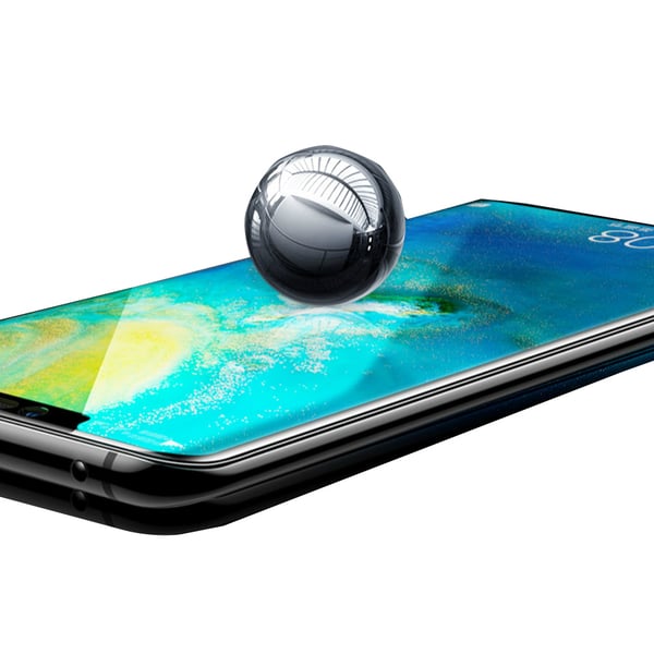 Mate 20 Pro 2-PACK Skärmskydd 9H Nano-Soft Screen-Fit HD-Clear