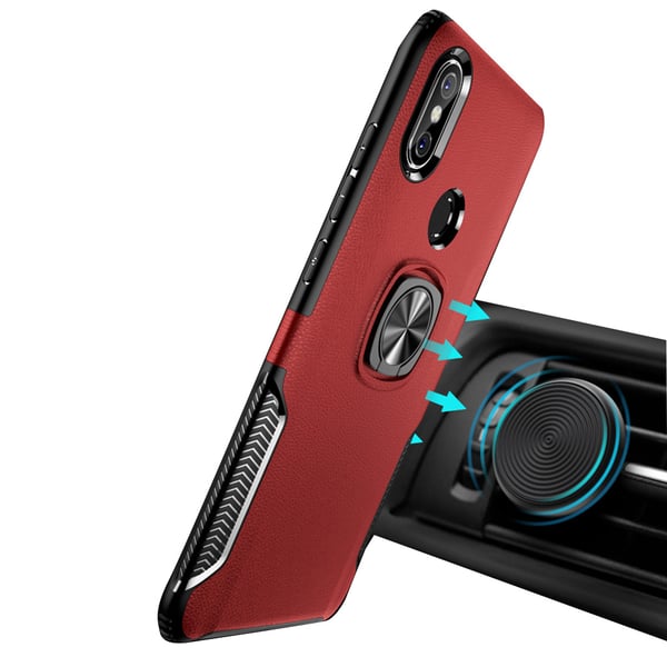 Exklusivt Smart Skal med Ringhållare - Huawei P20 Lite (LEMAN)