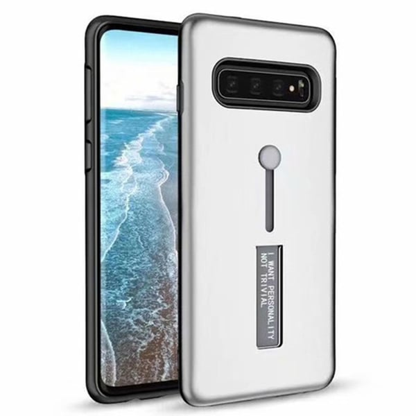 Samsung Galaxy S10 Plus - Smart Skal med Silikonring