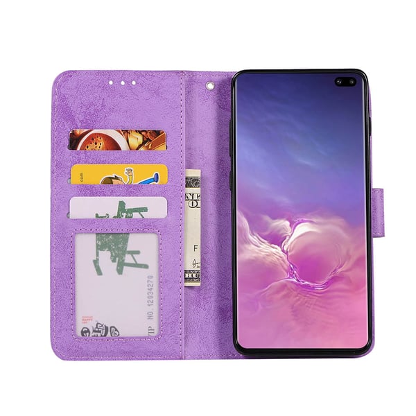 Samsung Galaxy S10+ - Stilrent Plånboksfodral (LEMAN)