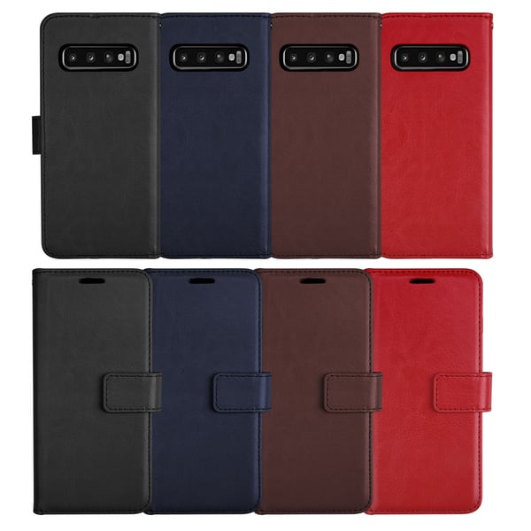 Samsung Galaxy S10+ - Praktiskt Plånboksfodral (Dubbelfunktion)