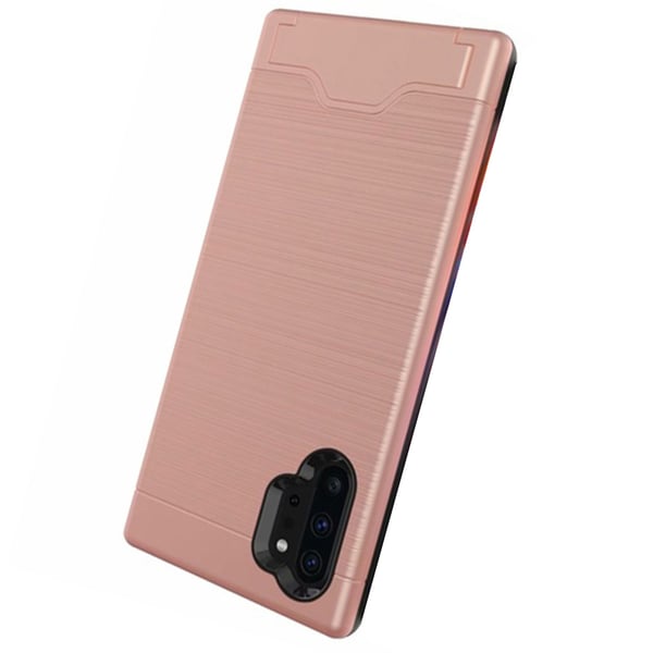 Samsung Galaxy Note10 Plus - Praktiskt Skyddsskal med Kortfack