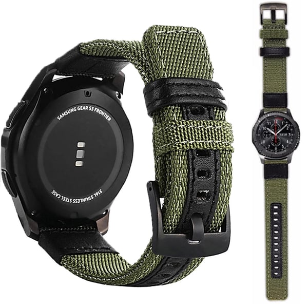 Bekväma Nylonarmband - Samsung Galaxy Watch S3 Frontier