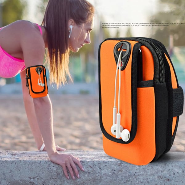 Universal Vattentålig Armbandsväska Sport Fitness Hörlursingång