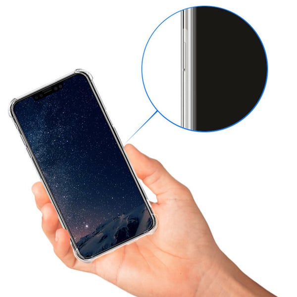 iPhone 11 Pro Max - Transparent Skyddsskal Stötdämpande silikon